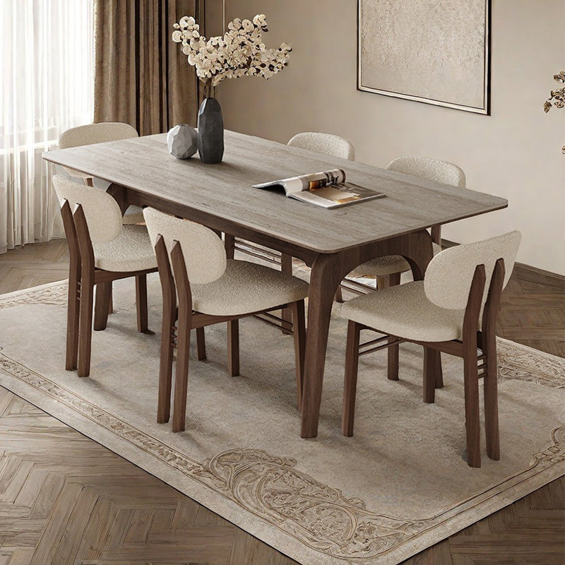 ZKuylo European minimalist rectangular dining table set ZKuylo European minimalist rectangular dining table set